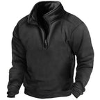 Mens V-Neck Fleece Tactical Sweatshirt