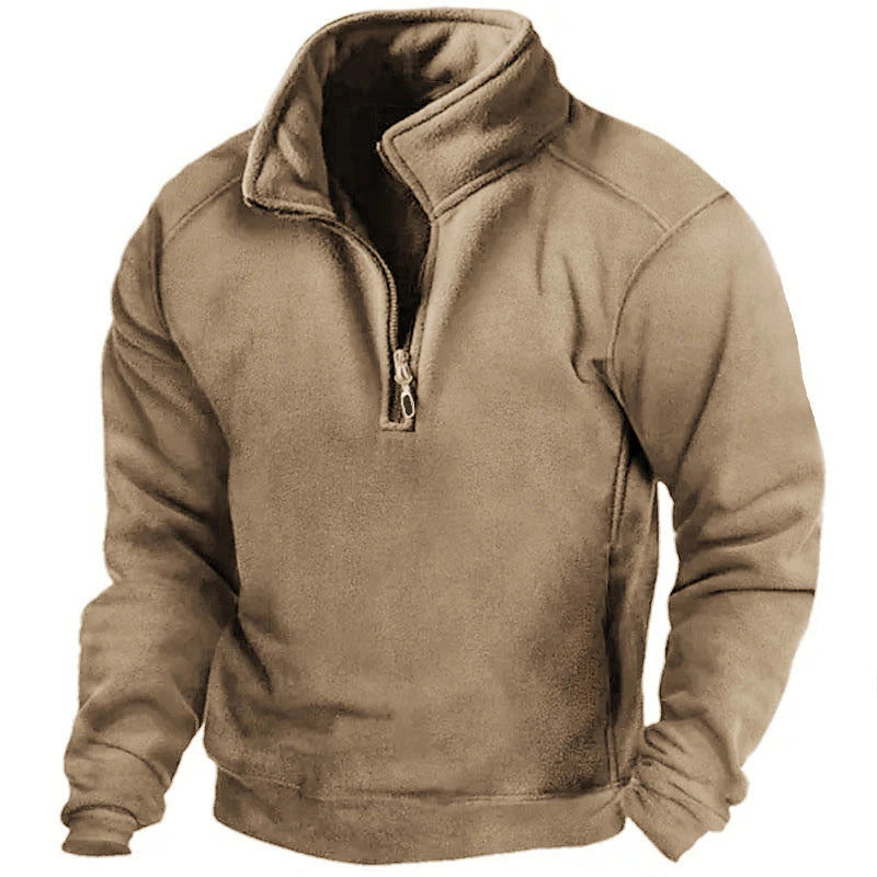 Mens V-Neck Fleece Tactical Sweatshirt